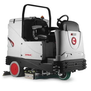 Scrubber - Ride On - Comac C100 Essential Scrubber Complete Ride On w/Brushes Pad Holders, Battery & Charger
