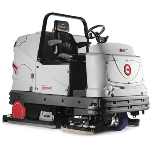 Scrubber - Ride On - Comac C130BS Floor Scrubber Ride On Complete w/Cylindrical Brush, 4 Nylon Brushes