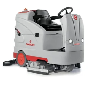 Scrubber - Ride On - Comac Optima 90S Scrubber Ride On w/Battery Box& Charger Cylindrical Complete 106730