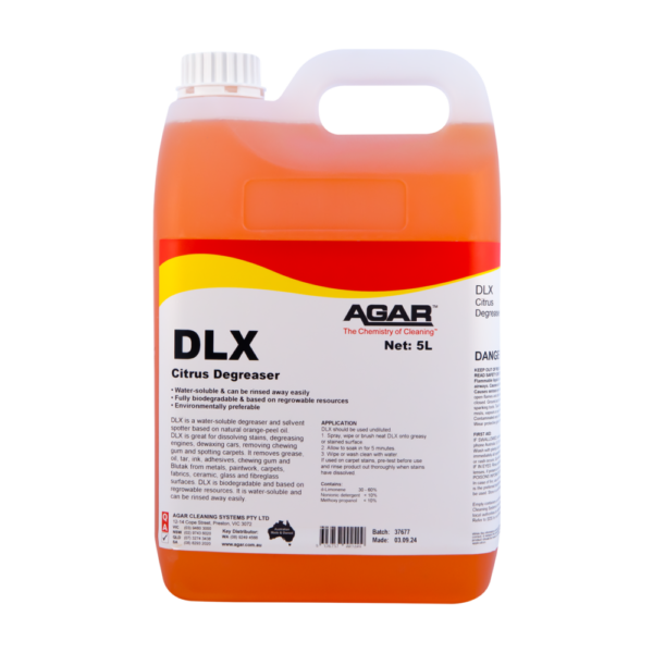 AGAR DLX CITRUS DEGREASER - 5L