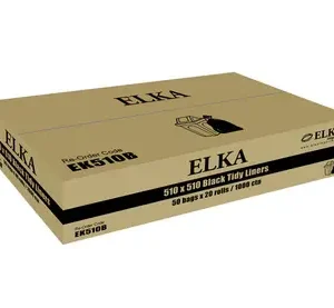 ELKA 510 X 510 BIN LINERS FLAT SEAL CARTON OF 2000 (ROLL)