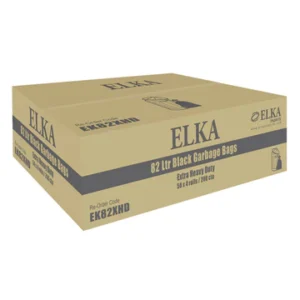 ELKA 82L ULTRA EXTRA HEAVY DUTY GARBAGE BAGS CARTON OF 200 (ROLL)