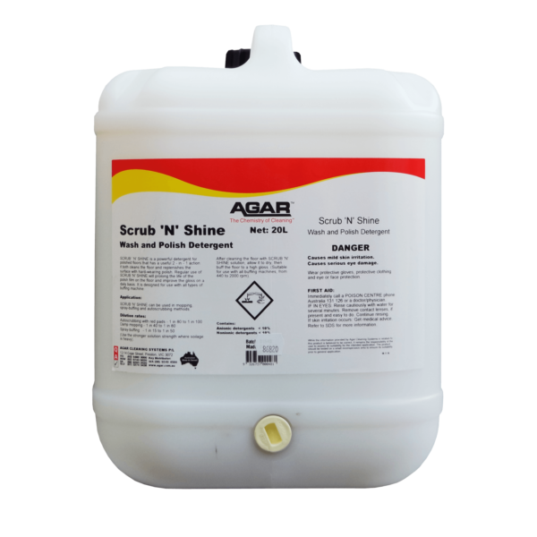 AGAR SCRUB'N'SHINE - 20L
