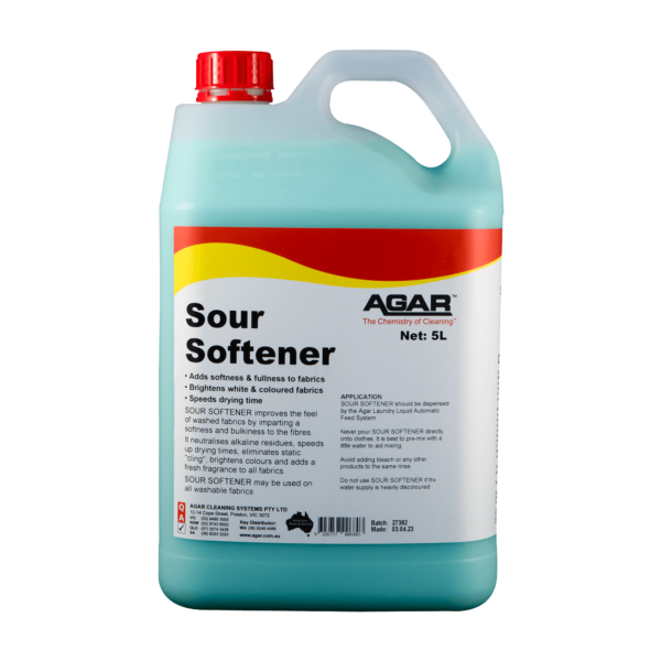 AGAR SOUR SOFTENER - 5L