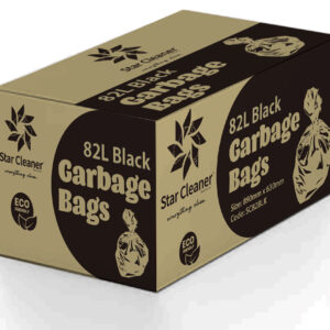 82L Black Garbage Bags