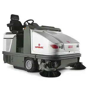 Sweeper - Ride On - Comac CS120B Ride On Sweeper Complete w/Battery Box,