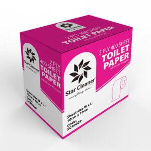 SC 2 Ply 400 Sheet Toilet Paper Roll pack 3D