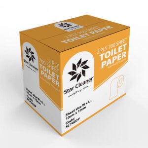 SC 2 Ply 700 Sheet Toilet Paper Roll pack 3D