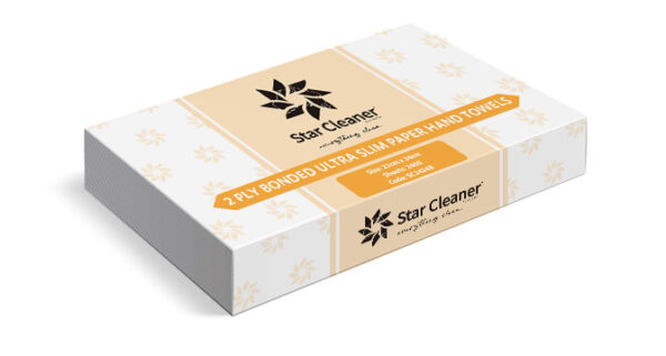 SC 2 Ply Bonded Ultra Slim Paper Hand Towels 23cm x 24cm