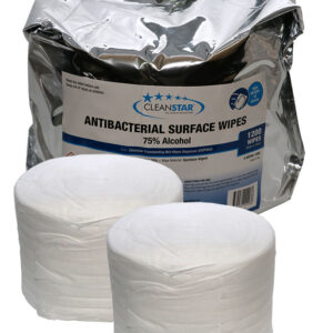 Cleanstar Wipes 1200 ROLL 2pk 75%ALC