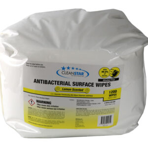 Cleanstar Wipes 1200 ROLL 2pk Stand No Alc