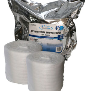 Cleanstar Wipes 800 ROLL 2pk 75%ALC