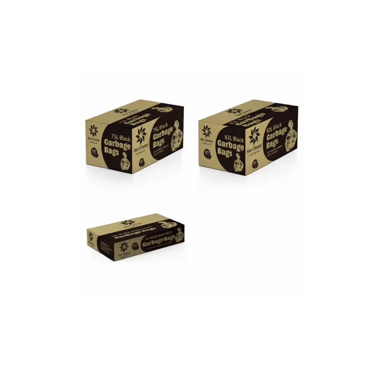 Heavy Duty Black Garbage Bags