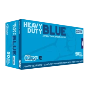 Heavy Duty Blue Nitrile Gloves