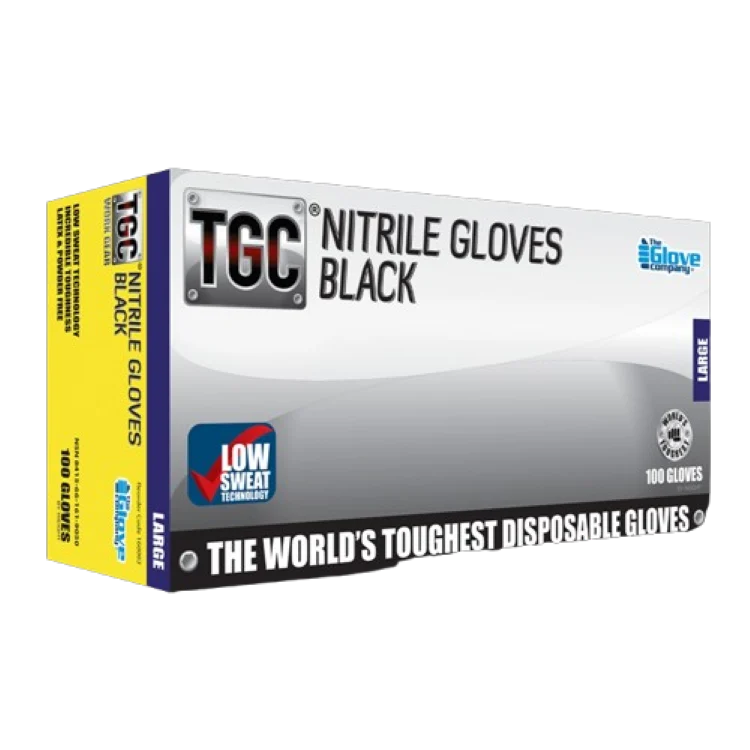Premium TGC Black Nitrile Glove