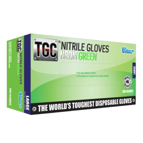 TGC Green Nitrile Gloves