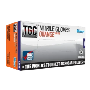 Elite TGC Orange Nitrile Gloves