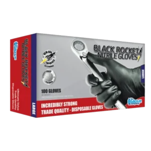 Black Rocket Nitrile Gloves