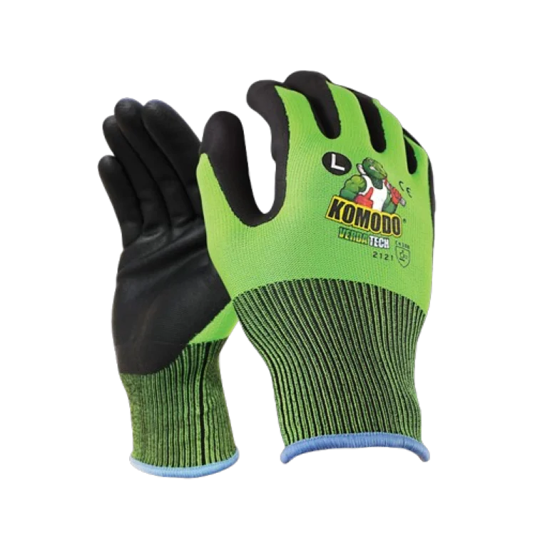 KOMODO Vigilant Touch Screen Ready Cut 1 gloves