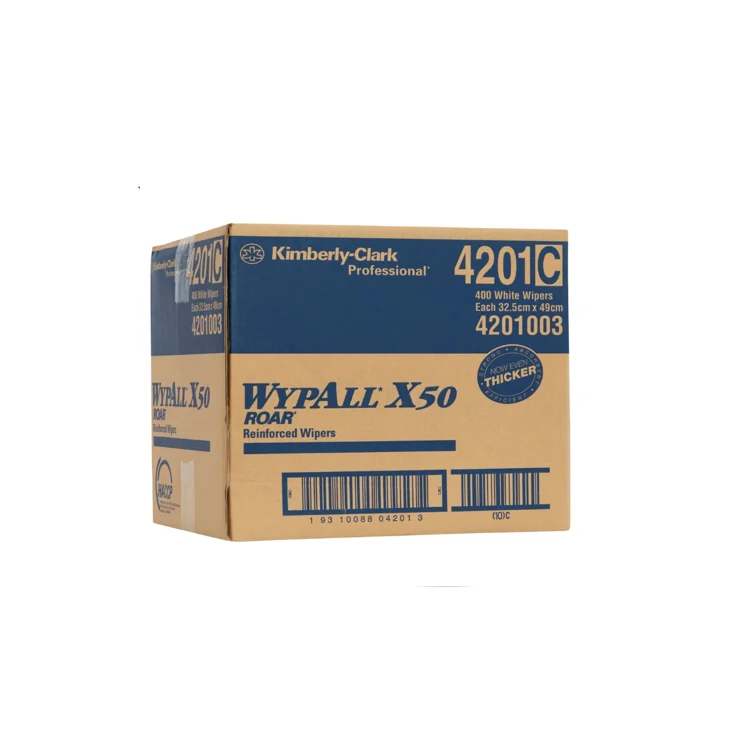 Powerful WYPALL 4201 X50 Cleaning Wipes