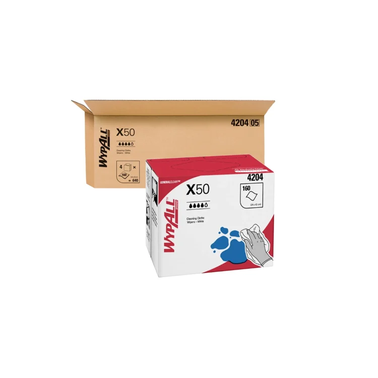Powerful WYPALL 4204 X50 Pop Up Wipes