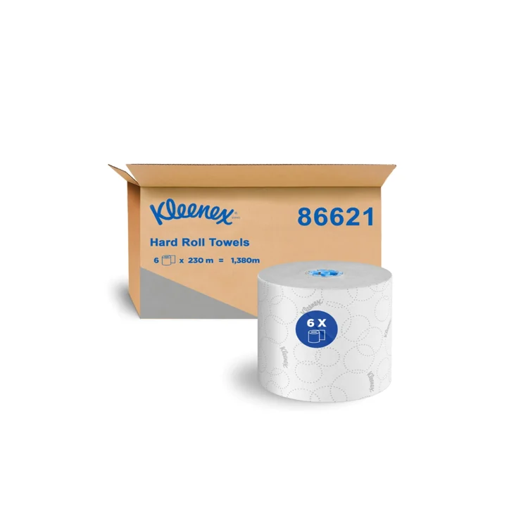 KLEENEX 86621 Hard Roll Towel White