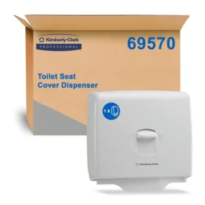 AQUARIUS 69570 Toilet Seat Cover Dispenser, White Lockable ABS Plastic, Compatible with the 7410 Code