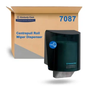 KCP 7087 Centrefeed Wiper Dispenser, Smoke Grey Lockable ABS Plastic, Compatible with 94120, 94121 & 94122 Codes