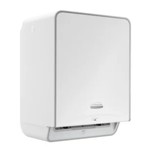 KCP, ICON 53940 Automatic Roll Towel Dispenser, White Chassis with White Mosaic Design Faceplate, 1 Dispenser and Faceplate per Case. Compatible with 86621
