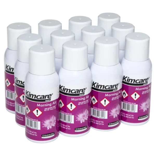 KIMCARE MICROMIST 6894 Fragrance Refill, Morning Air, 12 Cans/Case