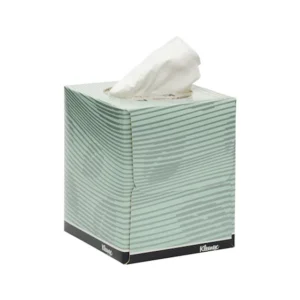 KLEENEX Facial Tissue Cube (4721), 2 Ply Facial Tissue, 24 Tissue Boxes / Case, 90 Facial Tissues / Box (2,160 Tissues)