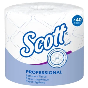 SCOTT 5741 Toilet Tissue, White 2 Ply, 400 Sheets/Roll, 48 Rolls/Case