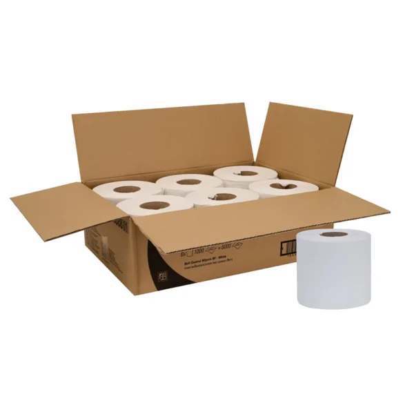 WYPALL 94125 L10 Roll Control Centrefeed Wiper, White 20cm x 38cm, 790 Wipers, 300 Meters/Roll, 4 Rolls/Case