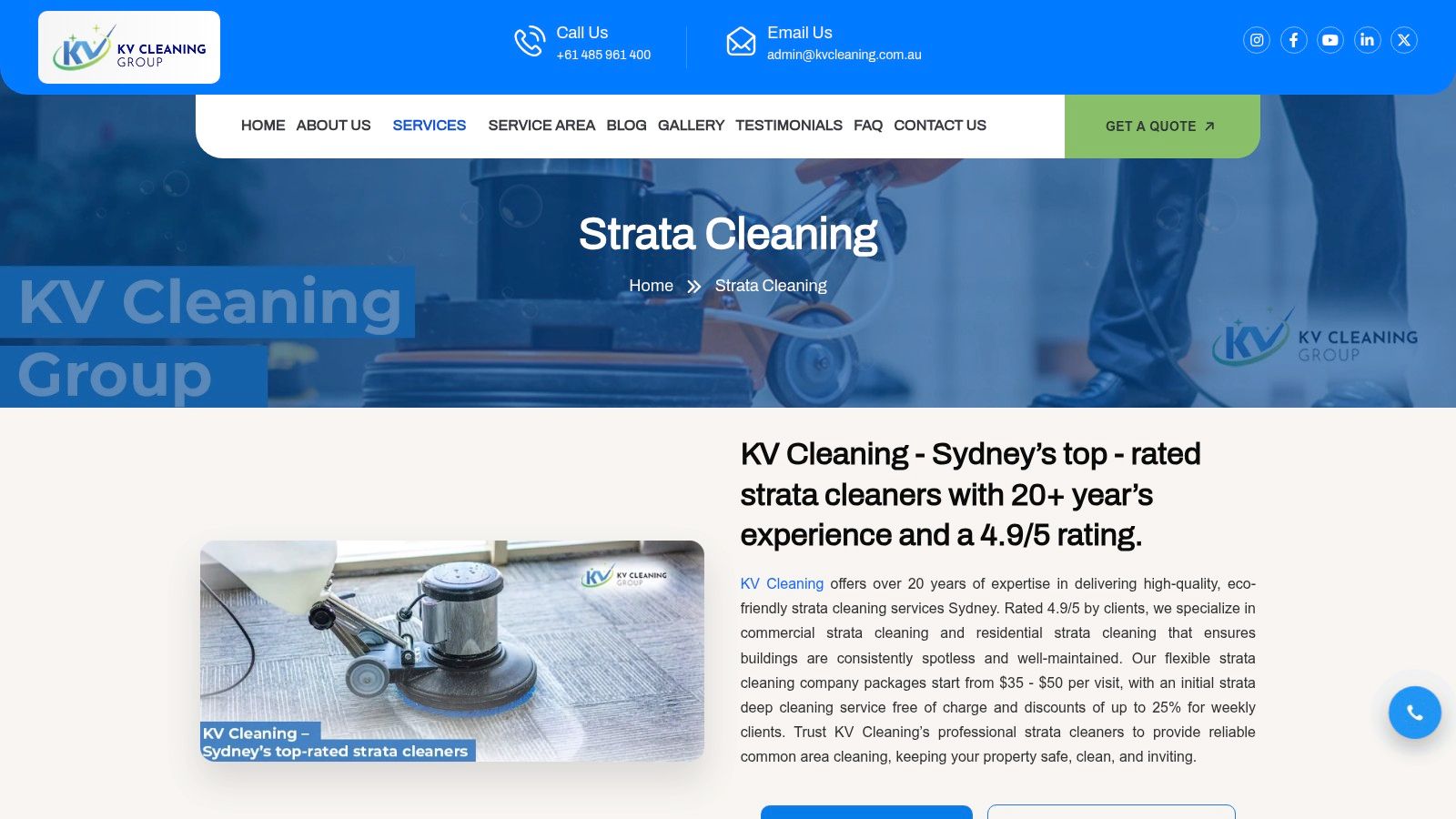KV Cleaning Group
