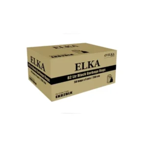 ELKA 82L Black Garbage Bags