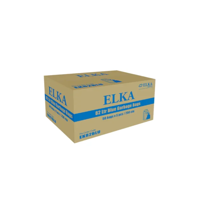 ELKA 82L Blue Heavy Duty Garbage Bags